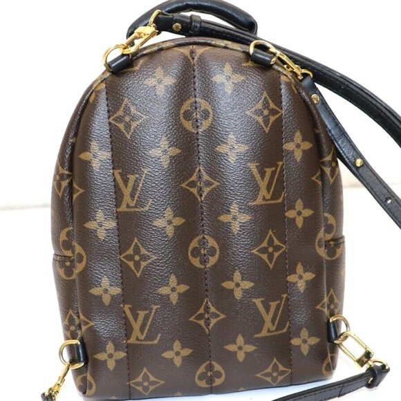Louis Vuitton Palm Springs Backpack Mini Brown Canvas M44873 - Picture 8 of 14